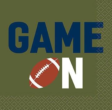 Football Tailgate Touchdown Beverage Napkins | 16 ct - Zurchers