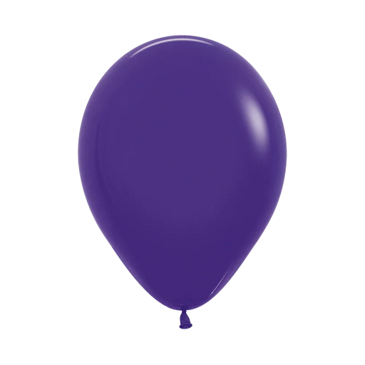 Metallic Violet Latex Balloon w/ Helium & Hi - Float, 11" | 1 ct - Zurchers