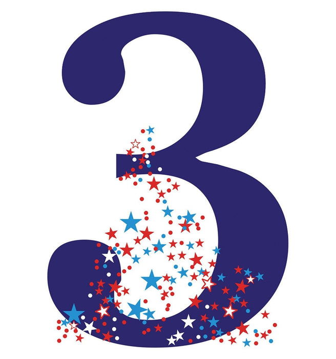 Number 3 Lifesize Standup *Made to order - please allow 10 - 14 days for processing* - Zurchers