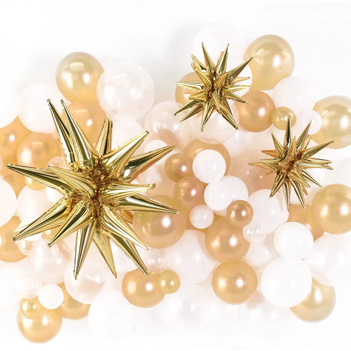 Magical Star Foil Balloon Accent Kit - White Gold | 1 ct - Zurchers