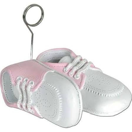 Baby Shoe Pink Balloon Weight/Photo Holder - Zurchers