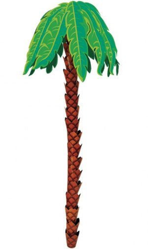 Luau Palm Tree 3 - D Hanging Decoration | 1 ct - Zurchers