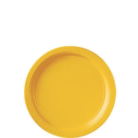 Yellow Sunshine Dessert Paper Plates 6.75" | 20ct - Zurchers