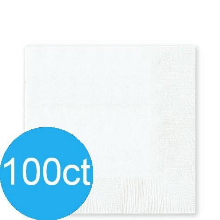 White Lunch Napkins | 100ct - Zurchers