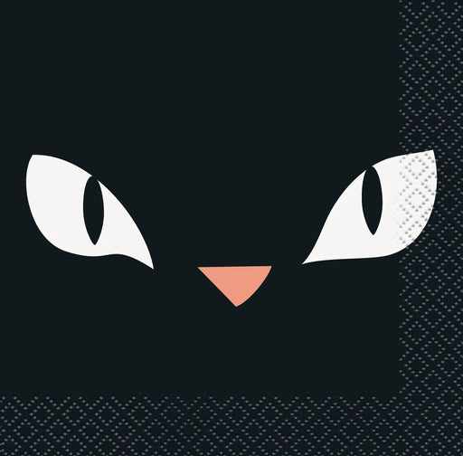 Spooky Spirits Cats Eye Beverage Napkins | 16 ct - Zurchers