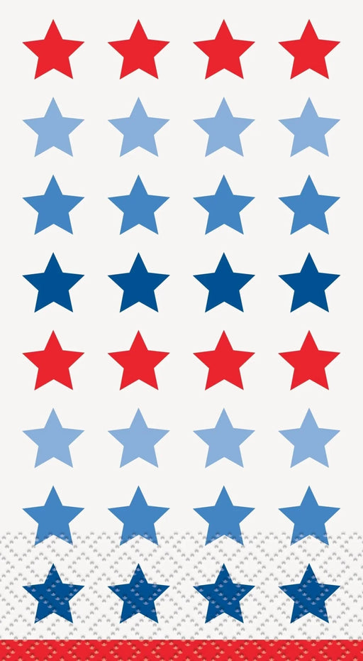 USA Patriotic Stars Dinner Napkins | 16 ct - Zurchers