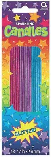 Glitter Sparkling Candles | 18ct - Zurchers
