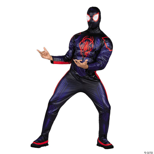 Adults Qualux Marvel Spider - Man Miles Morales Costume – Large | 1ct - Zurchers