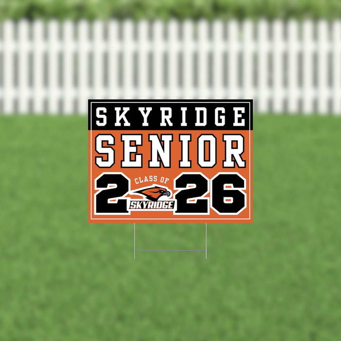 Skyridge UT 2026 Senior Yard Sign | 1ct - Zurchers