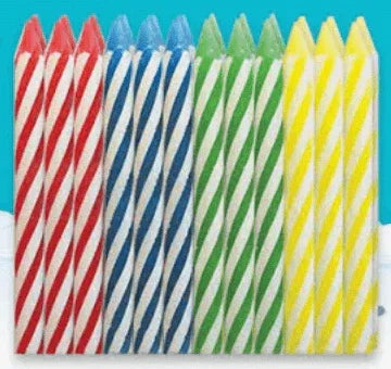 Spiral Birthday Candles | 12ct - Zurchers