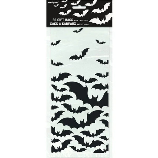 Black Bats Cello Bag Halloween 20pk - Zurchers