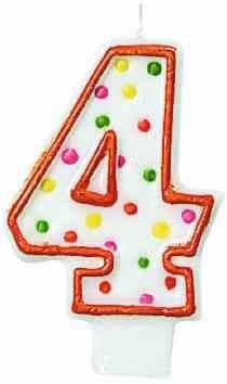 Polka Dot Candle 4 | 3" - Zurchers