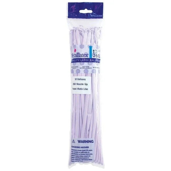 260 Sempertex Latex Balloon Pack, Lilac | 50 ct - Zurchers