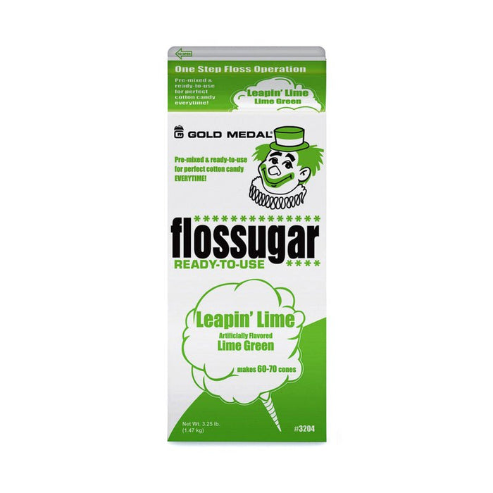 Leapin' Lime Floss Sugar | 3.25 lbs - Zurchers