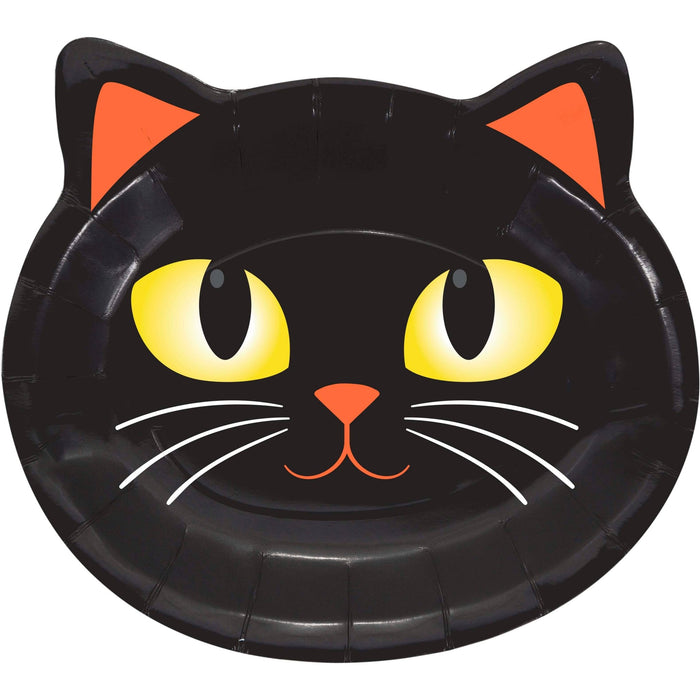 Cat Shaped Paper Plates 9" | 8 ct - Zurchers