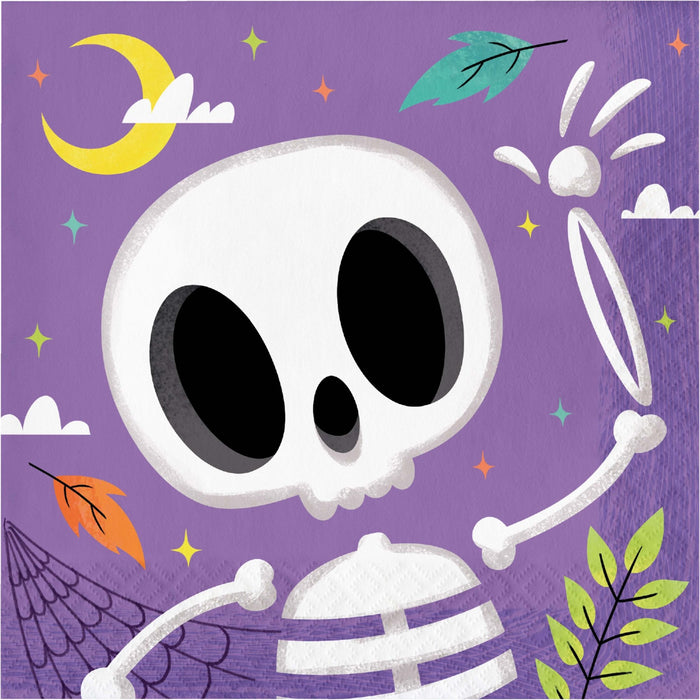Faboolous Skeleton Lunch Napkins | 16 ct - Zurchers