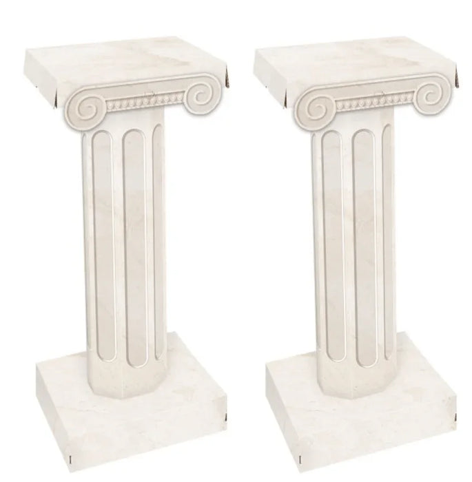 3D Cardboard Italian Column Props 33 3/4" | 2ct - Zurchers