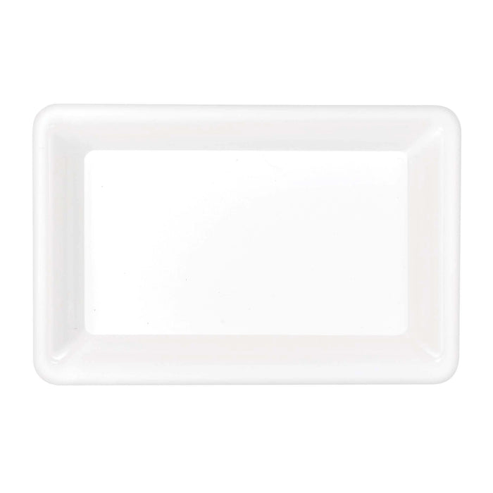 Rectangular Plastic Platter 9" x 14.25" | 1 ct - Zurchers