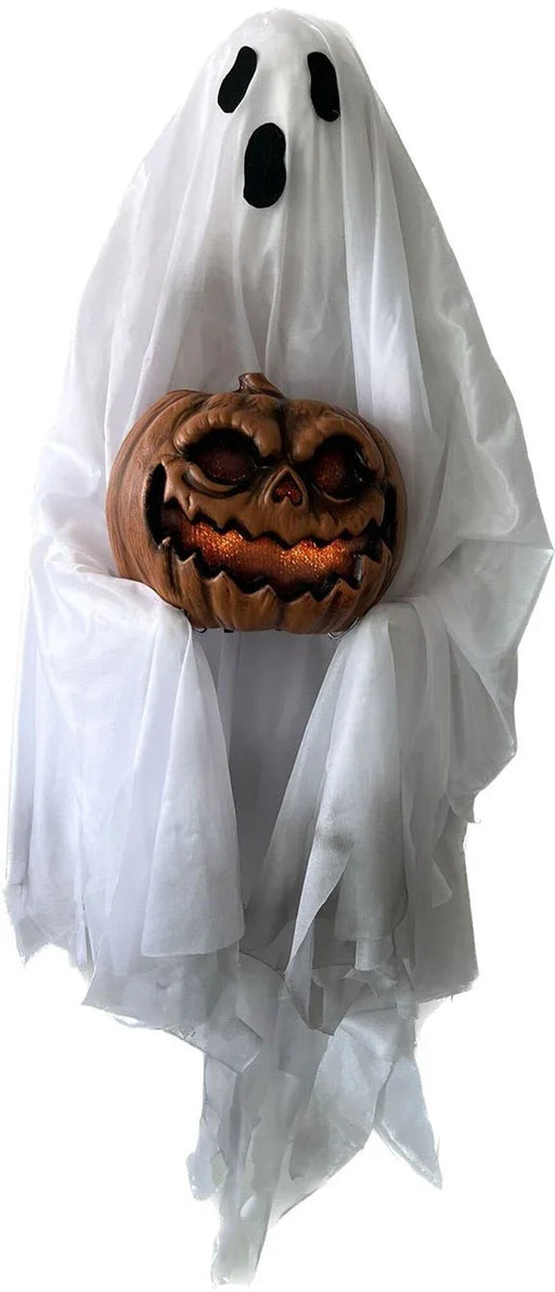 Lightup Hanging Ghost Holding a Pumpkin 47.2in | 1 ct - Zurchers