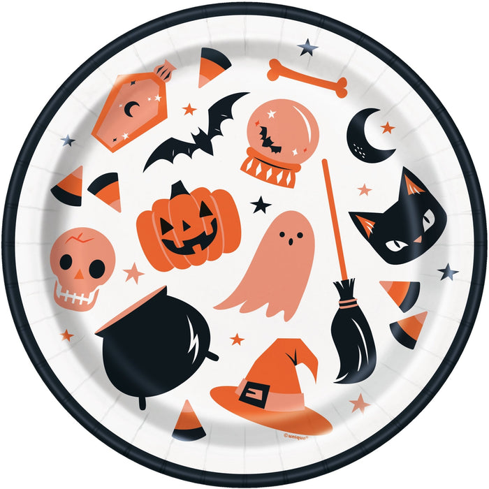 Spooky Spirits Plates 9" | 8 ct - Zurchers