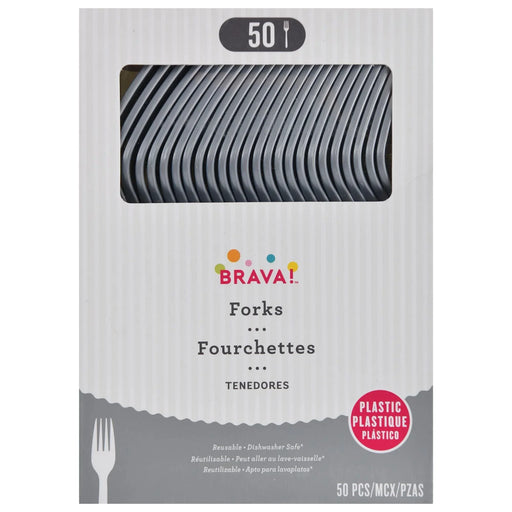 Silver Plastic Forks | 50 ct - Zurchers