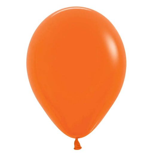 Fashion Orange Latex Balloon w/ Helium & Hi - Float, 11" | 1 ct - Zurchers