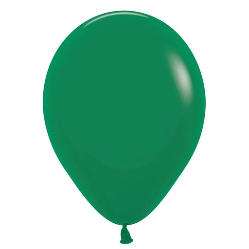 Forest Green Latex Balloon w/ Helium & Hi - Float, 11" | 1ct - Zurchers