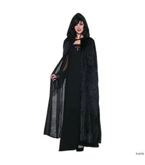 Black 55in Hooded Cloak | 1ct - Zurchers