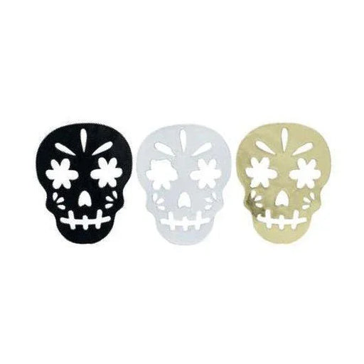 Halloween Metallic Skull Confetti, .5oz | 1ct - Zurchers