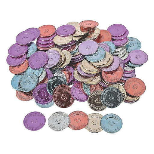 Being Good Plastic Coins 1.25" | 144ct - Zurchers