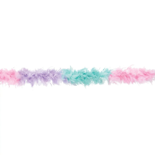 Tri - Colored Pastel Feathered Boa 72" | 1 ct - Zurchers