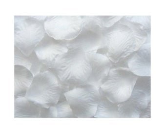 White Fabric Rose Petals | 400 ct - Zurchers