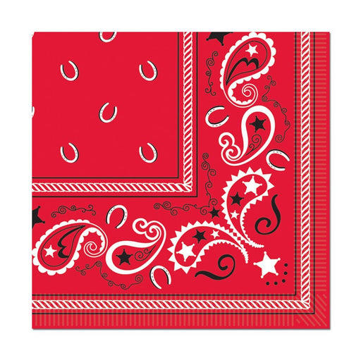 Bandana Beverage Napkins | 16 ct - Zurchers