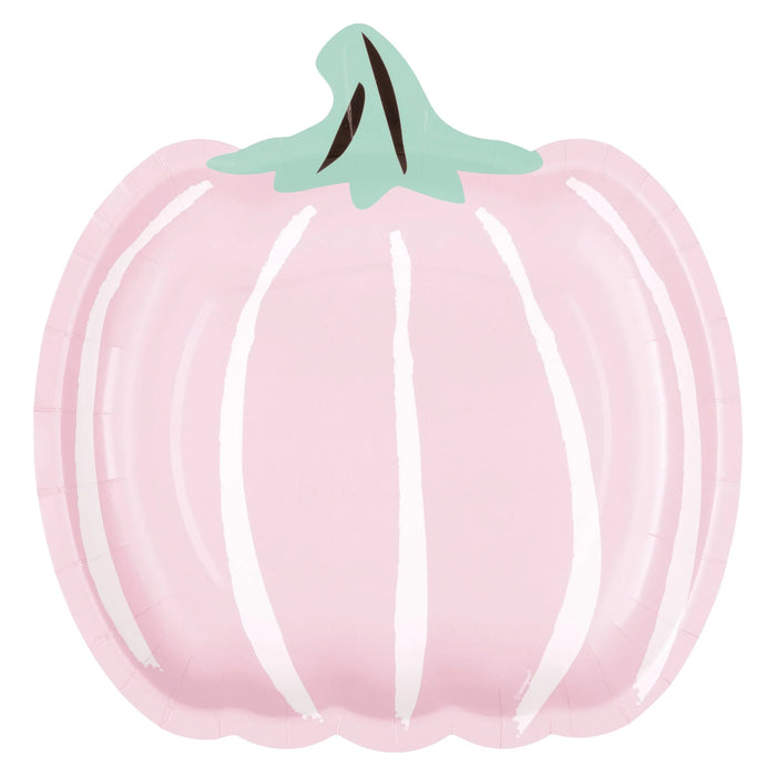 Hauntings Patel Pumpkin Plates 9" | 8 ct - Zurchers
