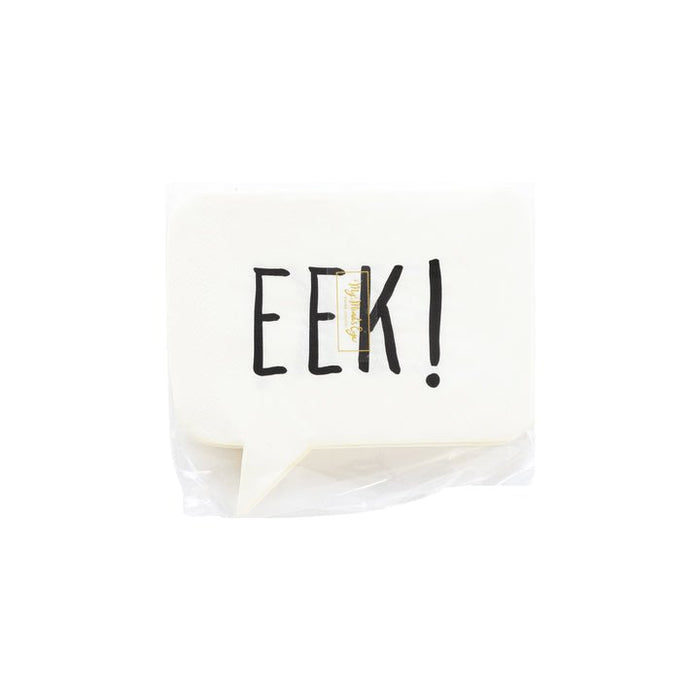 Halloween Frank & Mummy Eek! Shaped Lunch Napkins | 24Ct - Zurchers