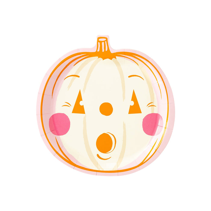 Pink Pumpkin Plate 9" | 8 ct - Zurchers