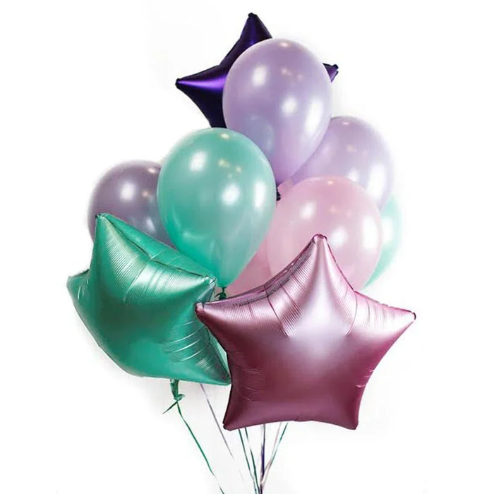 Pastel Star Balloon Bouquet | 15 pcs - Zurchers