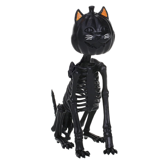 Pumpkin Face Black Cat 6.3" | 1 ct - Zurchers