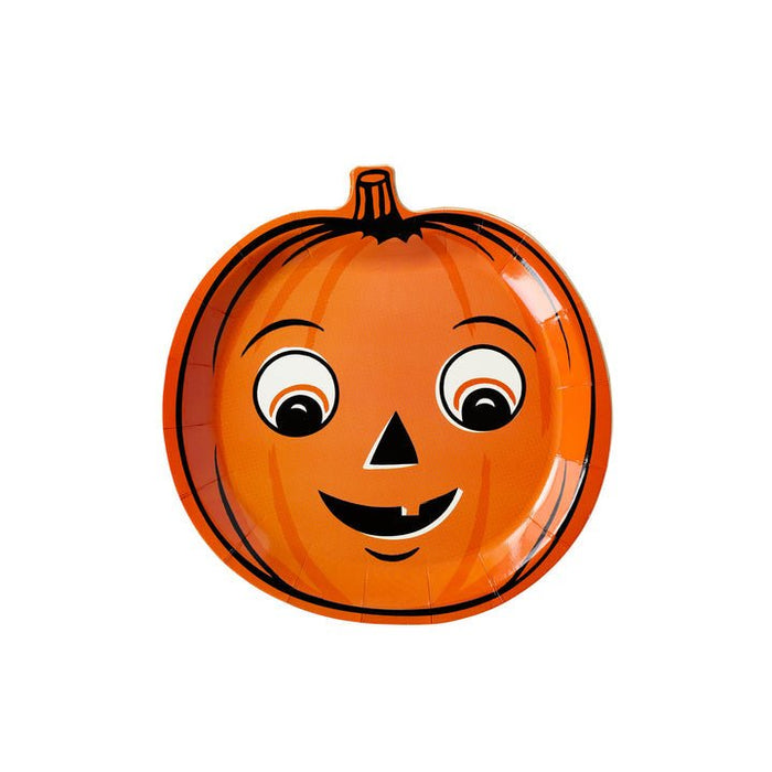 Halloween Ghoul Gang Jack - o - lantern Paper Plates 9" | 8ct - Zurchers