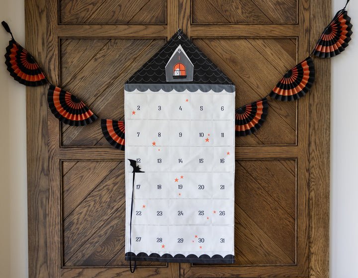 Countdown to Halloween Canvas Pocket Advent Calendar | 1 ct - Zurchers
