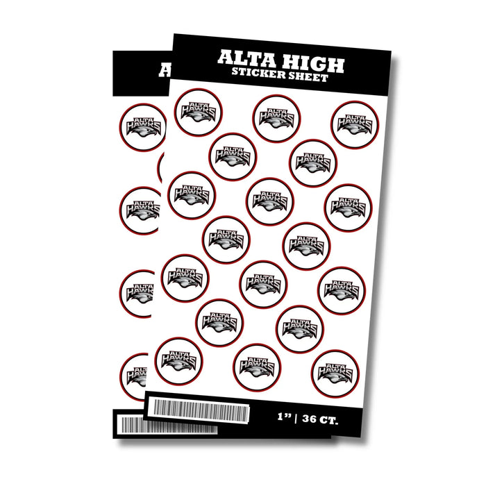 Alta High School Sticker Seal 1" | 36 ct - Zurchers