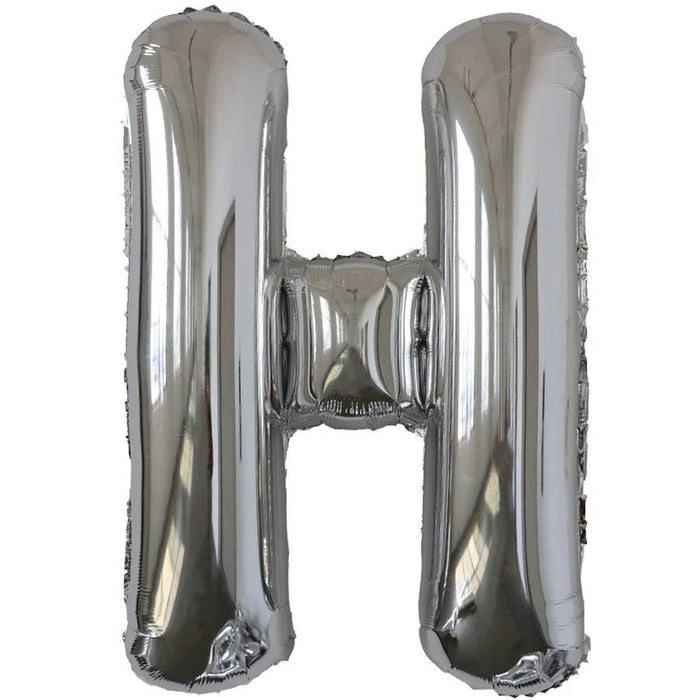 Silver Jumbo Letter Metallic Balloon 34" | 1 ct. - Zurchers