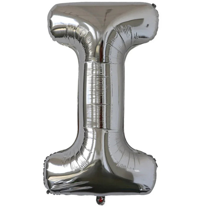 Silver Jumbo Letter Metallic Balloon 34" | 1 ct. - Zurchers