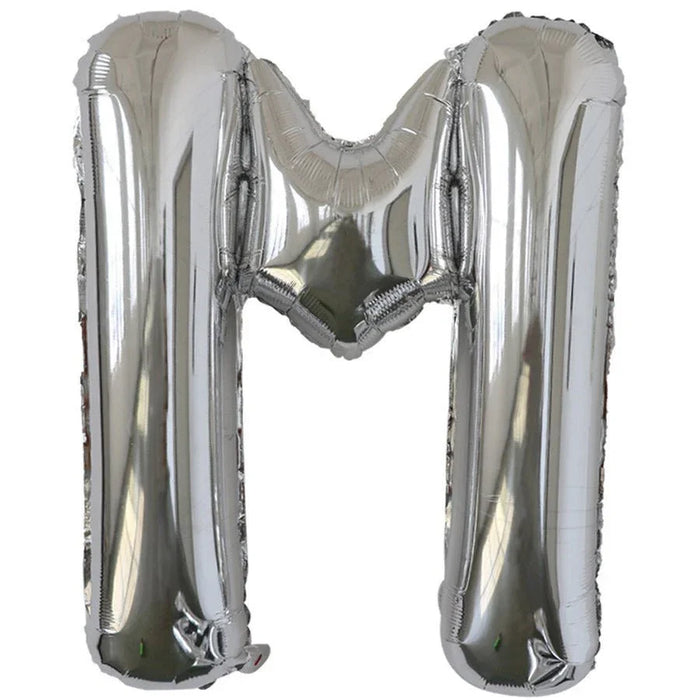 Silver Jumbo Letter Metallic Balloon 34" | 1 ct. - Zurchers