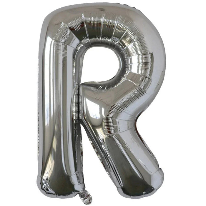 Silver Jumbo Letter Metallic Balloon 34" | 1 ct. - Zurchers