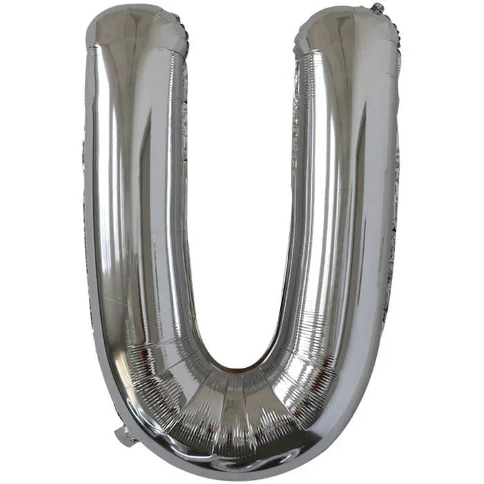 Silver Jumbo Letter Metallic Balloon 34" | 1 ct. - Zurchers