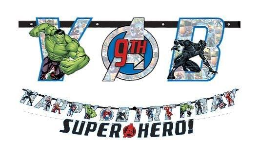 Avengers Unite Jumbo Letter Birthday Banner Kit | 1 kit - Zurchers