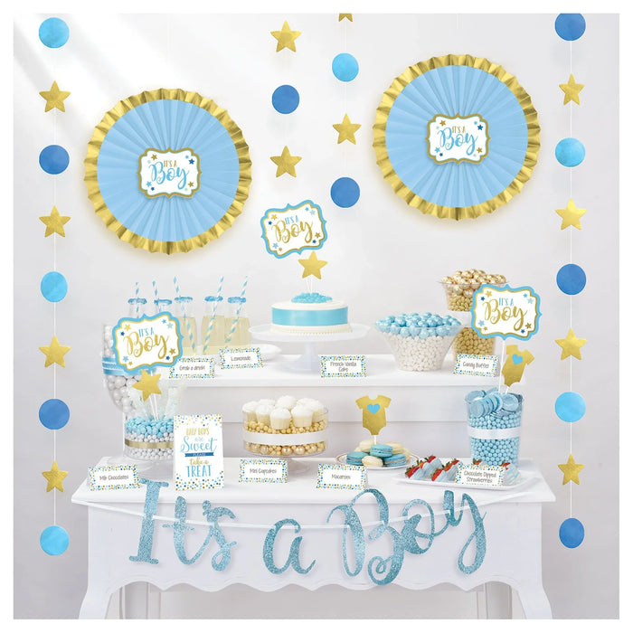 Baby Shower It's A Boy Buffet Decorating Kit | 1kit - Zurchers