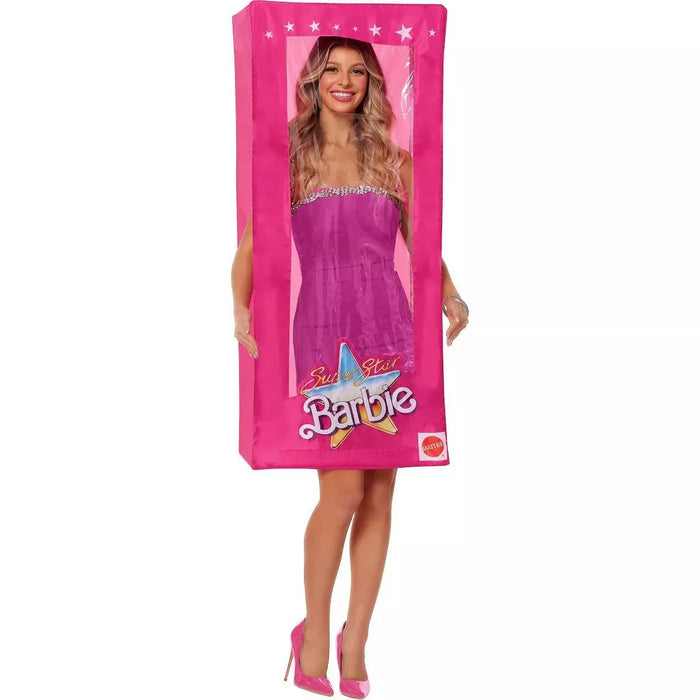 Barbie Doll Box Costume, One Size Adult | 1ct - Zurchers