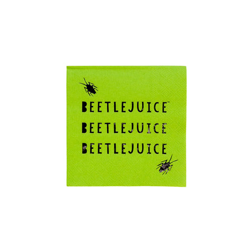 Beetlejuice X Bonjour Fete Beverage Napkins | 24 ct - Zurchers